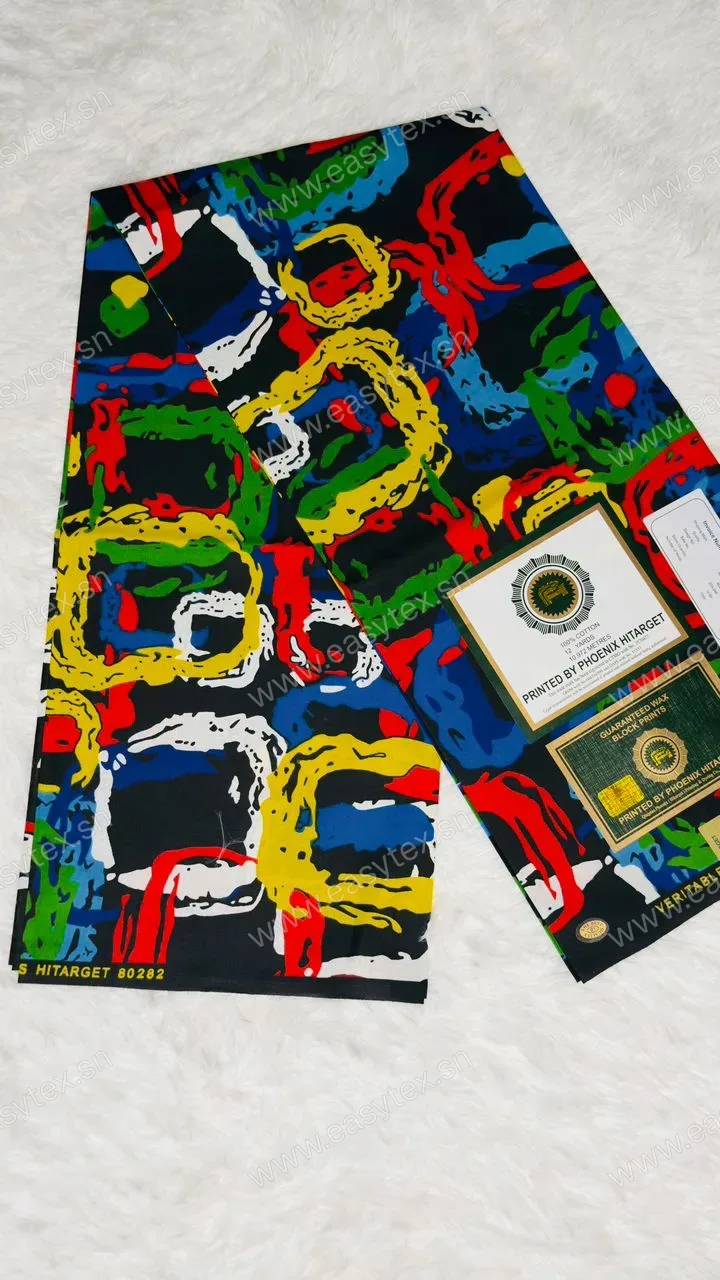 Wax Hitarget Arty Splash - Noir et Multicolore